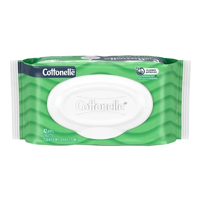 Cottonelle GentlePlus Cleaning Wipes - 42's