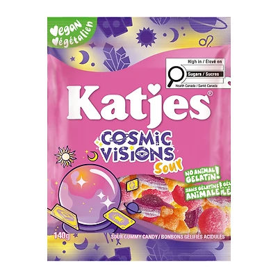 KATJES COSMIC VISIONS SOUR 140G