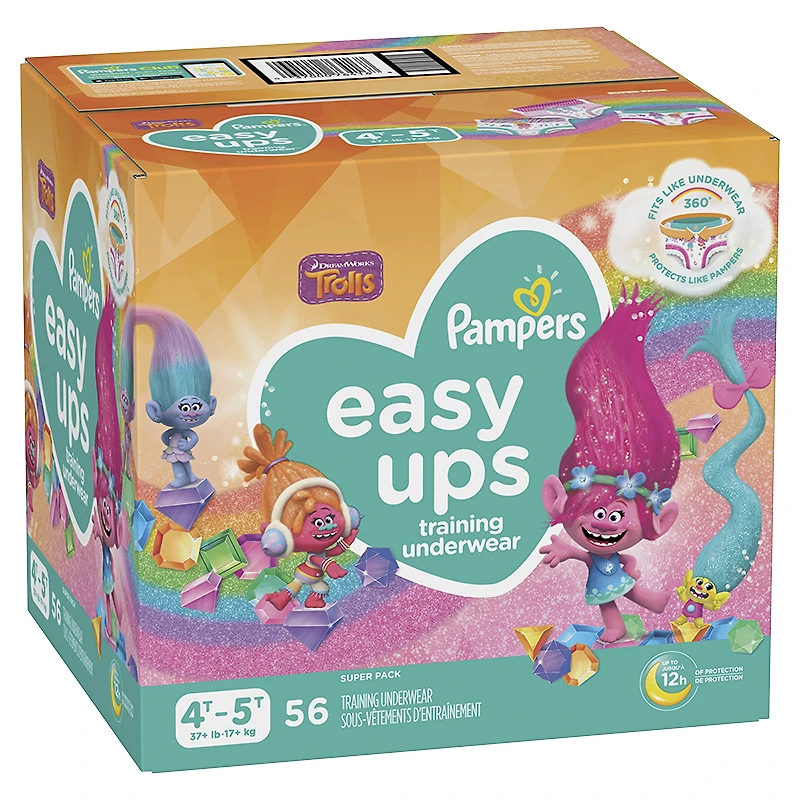 Pampers Easy Ups Training Underwear - 2T/3T - 74ct - Girls