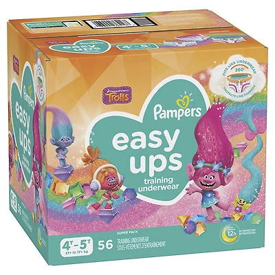 Pampers Easy Ups Training Underwear - 2T/3T - 74ct - Girls