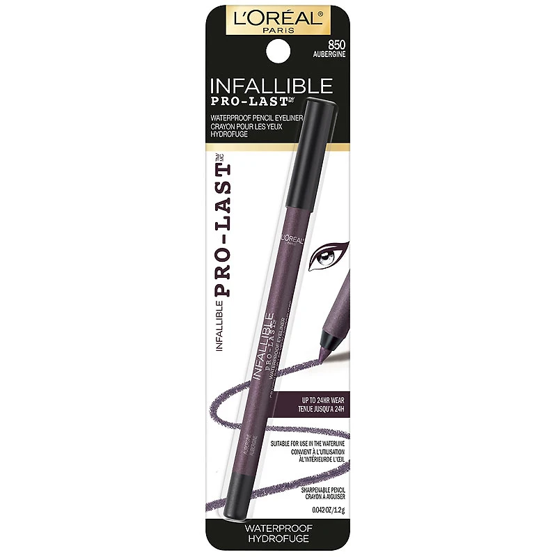 L'Oreal Infallible Pro-Last Waterproof Pencil Eyeliner - Aubergine