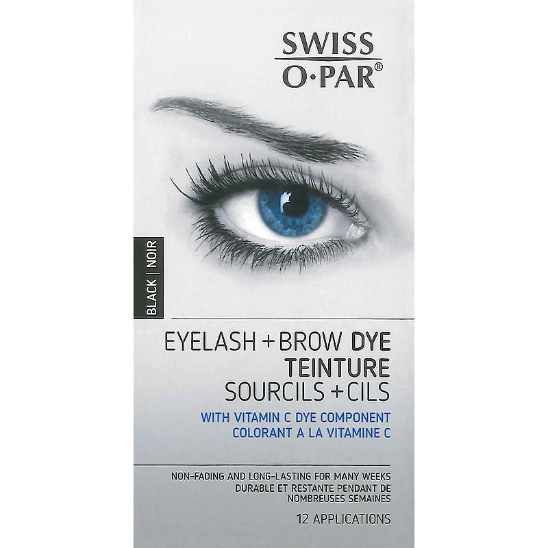 Swiss O-Par Eyelash and Brow Dye Kit - Black