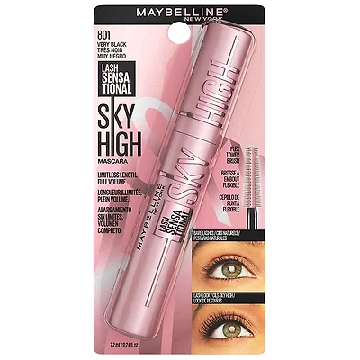 Maybelline Lash Sensational Sky High Washable Mascara - Blackest Black