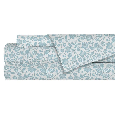 Boutique Queen Microfibre Sheet - Grey Check