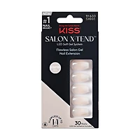 Kiss Salon X-Tend LED Soft Gel System False Sculpted Nail Kit - Words - 30s