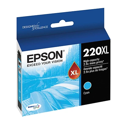 Epson 220XL Ink Cartridge - Cyan - T220XL220-S