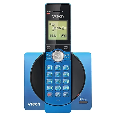 VTech Cordless Phone with Caller ID/Call Waiting - Blue - CS691915