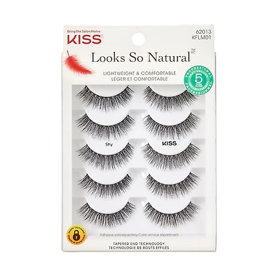 Kiss Looks So Natural Lash Multipack - Shy