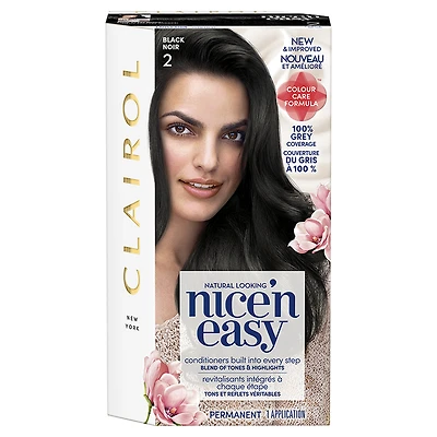 Clairol Nice n Easy Blackest Black Cream - Permanent