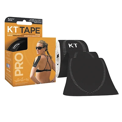 KT Tape Elastic Sports Tape Pro - Black - 20s
