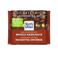 Ritter Sport - Milk Chocolate with Whole Hazelnuts - 100g