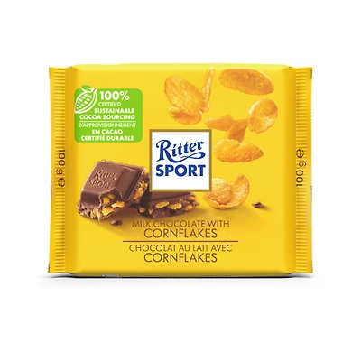 Ritter Sport - Milk Chocolate with Cornflakes - 100g
