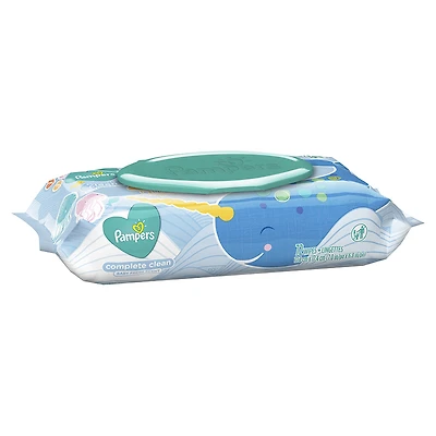 Pampers Wipes Complete Clean - Baby Fresh - Soft Pack 72's