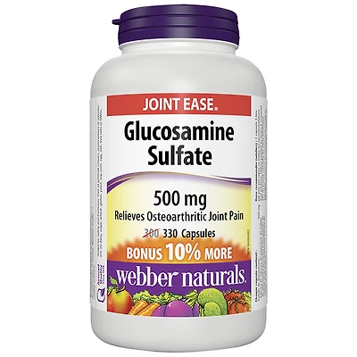 Webber Naturals Glucosamine Sulfate 500mg - 300s
