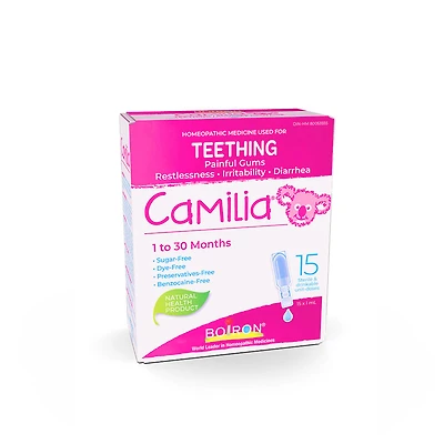 Boiron Camilia Teething Pain Relief - 15 x 1ml