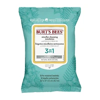 Burt's Bees 3-in-1 Micellar Cleansing Towelettes - White Cyprus Oil - 30s