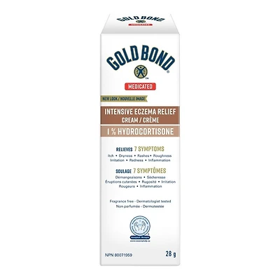 Gold Bond Medicated Intensive Eczema Relief Cream - 28g