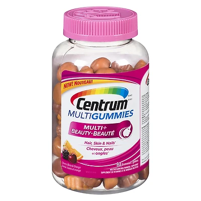 Centrum MultiGummies Multi + Beauty Multivitamin/Mineral Supplement - 90's
