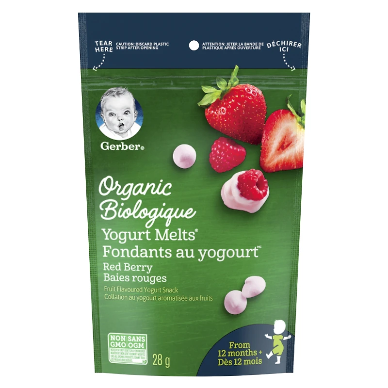 Gerber Organic Melts - Red Berries - 28g