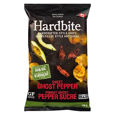 Hardbite Chips - Sweet Ghost Pepper - 128g