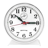 Marathon Mechanical Clock - White - CL034001WH
