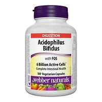 Webber Naturals Probiotic Acidophilus with Bifidus & FOS - 180s