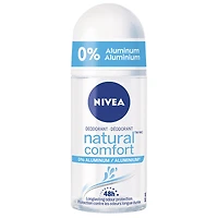 Nivea Natural Comfort Aluminum Free Roll On Deodorant - 50mL
