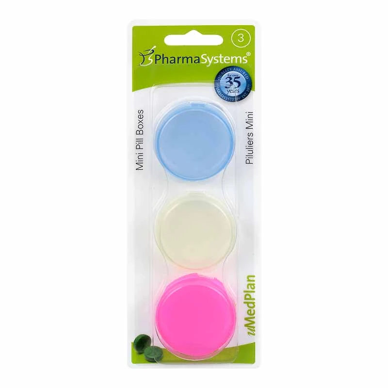 PharmaSystems MedPlan Pill Box - 3 boxes - PS033