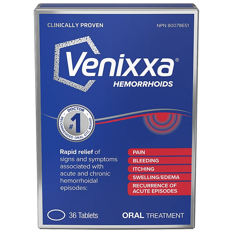 Venixxa for Hemorrhoids - 500mg - 36s