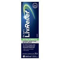 Dr. Joe's LivRelief Chronic Angry Pain Relief Cream - Extra Strength - 50g