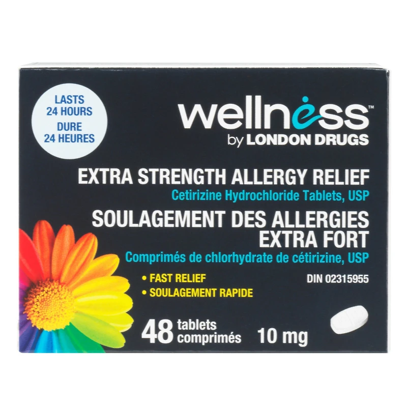 London Drugs Extra Strength Non Drowsy Allergy Relief - 10mg - 48s