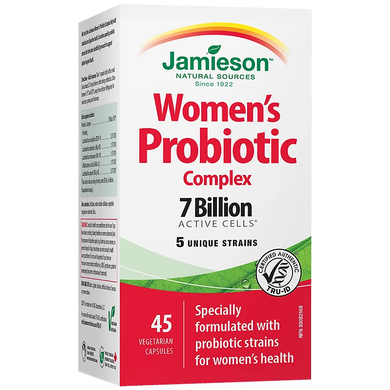 Jamieson Women's Probiotic Complex - 7 Billion Active Cells - 45s