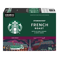 Starbucks K-Cup Coffee Pods - French Roast - 24s