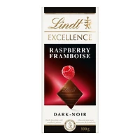 Lindt Excellence Dark Chocolate Bar - Raspberry - 100g