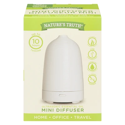 Nature's Truth Ultrasonic Essential Oil Mini Diffuser - 10546