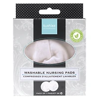 Kushies Organic Jersey Nursing Pads - White
