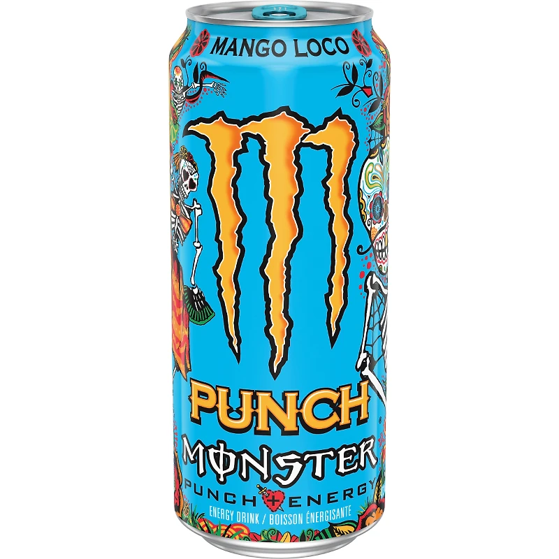 Monster Punch Energy Drink - Mango Loco - 473ml