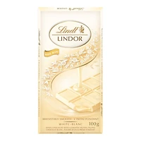 Lindt LINDOR White Chocolate Bar - 100g