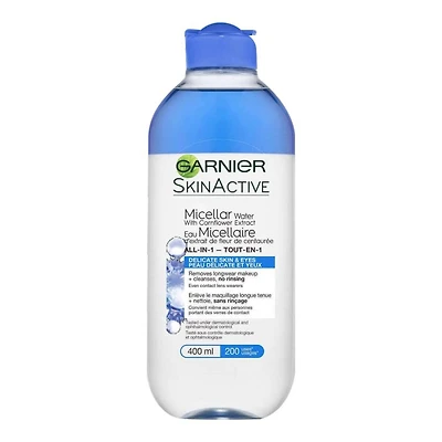 Garnier SkinActive All-in-1 Micellar Water - Delicate Skin & Eyes - 400ml