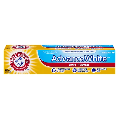 Arm & Hammer Extra Whitening Advance White 3-in-1 Power - 120ml