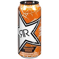 Rockstar Caffeinated Energy Drink - Mandarin Orange - 473ml