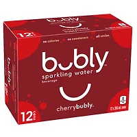 Bubly Sparkling Water - Cherry - 12x355ml