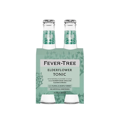 Fever-Tree Elderflower Tonic Water - 4x200ml