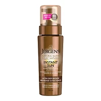 Jergens Natural Glow Instant Sun Sunless Tanning Mousse - Ultra Deep Bronze - 180ml