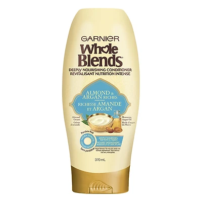 Garnier Whole Blends Deeply Nourishing Conditioner - Almond & Argan Riches - 370ml