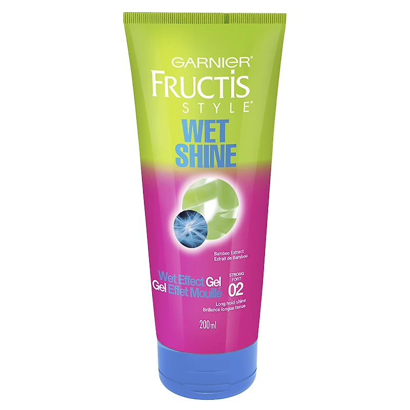 Garnier Fructis Style Wet Shine Wet Effect Gel - Long Hold Shine - 200ml