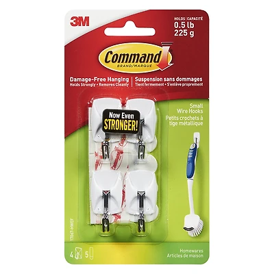 3M Command Kitchen Hook - White - 4's