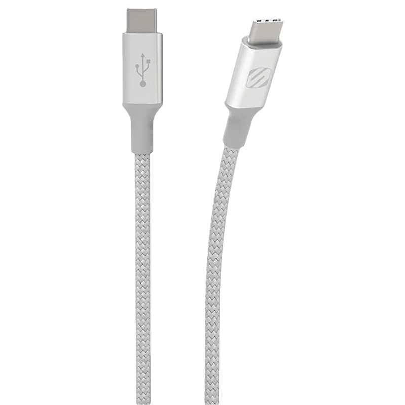 SCOSCHE BRAIDED USB C-C 10FT SCCCB10SRSP