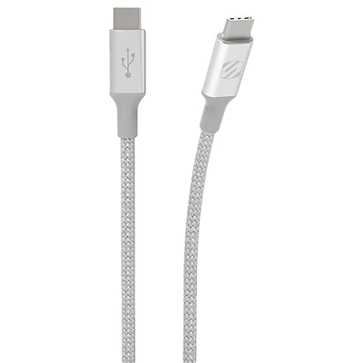 SCOSCHE BRAIDED USB C-C 10FT SCCCB10SRSP