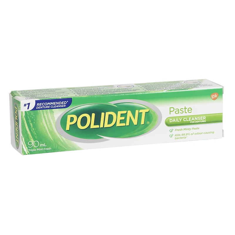 Polident Denture Cleanser Paste - Mint Fresh - 90ml